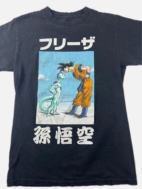 Black Dragon Ball Z Graphic Tee - Goku vs Frieza